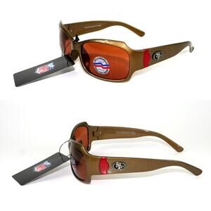 NFL San Francisco 49ers Sunglasses Unisex Gold Logo Polarized UV Protection New